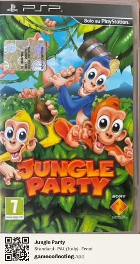 Jungle Party PlayStation Portable, Italy box front