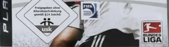 FIFA 09, the USK square on its front