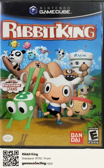 Ribbit King Nintendo GameCube, NTSC box front
