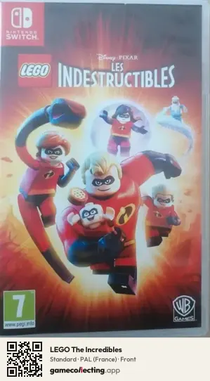 LEGO The Incredibles Nintendo Switch, France box front