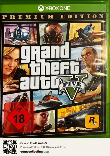 Grand Theft Auto V Xbox One, Germany box front