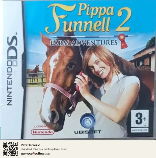 Petz Horsez 2 Nintendo DS, United Kingdom box front