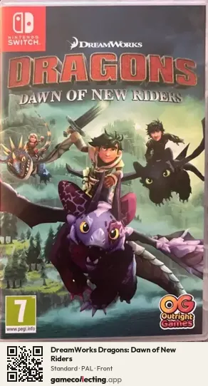 DreamWorks Dragons: Dawn of New Riders Nintendo Switch, PAL box front