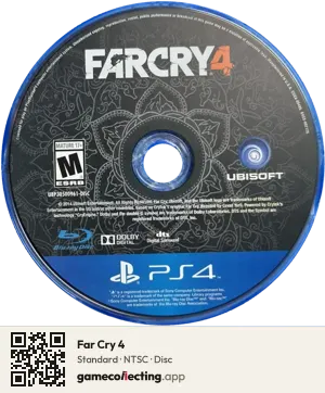 Far Cry 4 PlayStation 4, NTSC disc