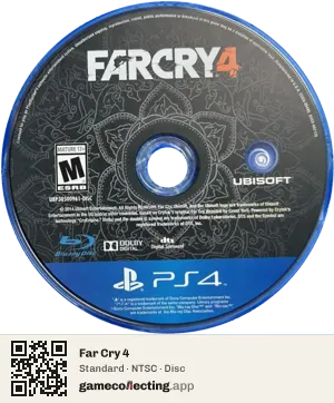 Far Cry 4 PlayStation 4, NTSC disc