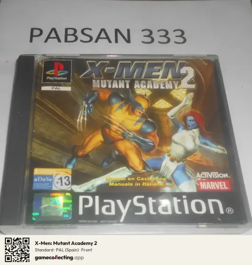 X-Men: Mutant Academy 2 PlayStation, Spain box front