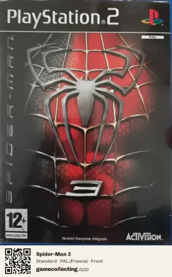 Spider-Man 3 PlayStation 2, France box front
