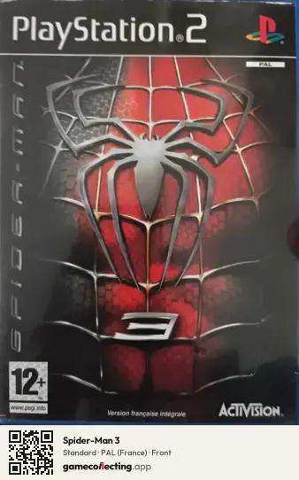 Spider-Man 3 PlayStation 2, France box front