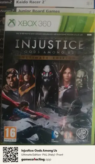 Injustice: Gods Among Us Xbox 360, Italy box front