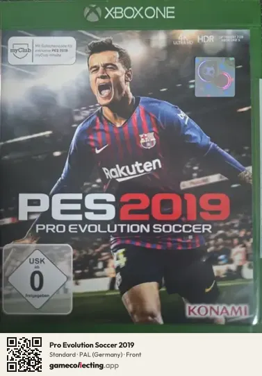 Pro Evolution Soccer 2019 Xbox One, Germany box front