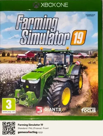 Farming Simulator 19 Xbox One, France box front