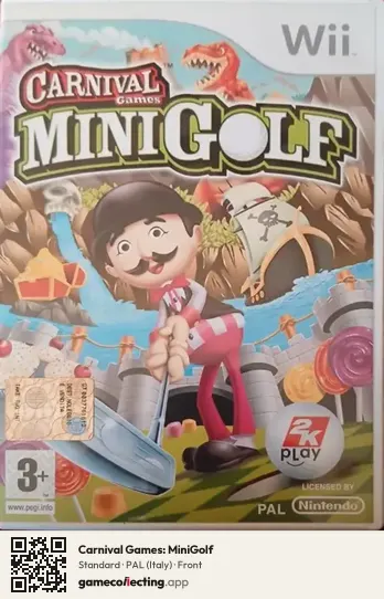 Carnival Games: MiniGolf Nintendo Wii, Italy box front