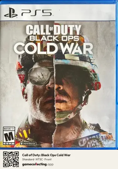 Call of Duty: Black Ops Cold War PlayStation 5, NTSC box front