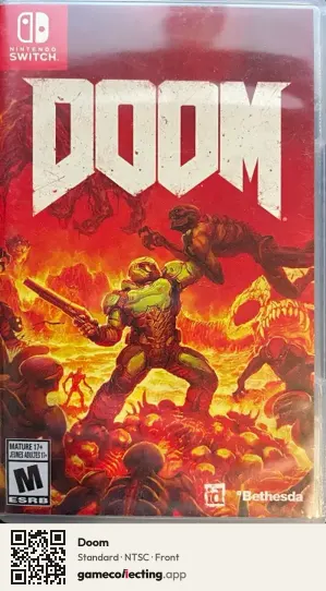 Doom Nintendo Switch, NTSC box front