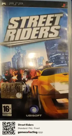 Street Riders PlayStation Portable, PAL box front
