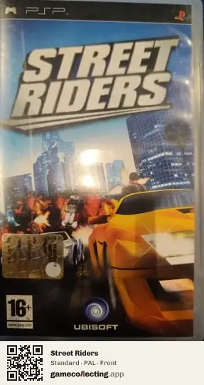 Street Riders PlayStation Portable, PAL box front