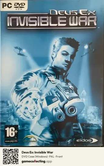 Deus Ex: Invisible War Computer, PAL box front