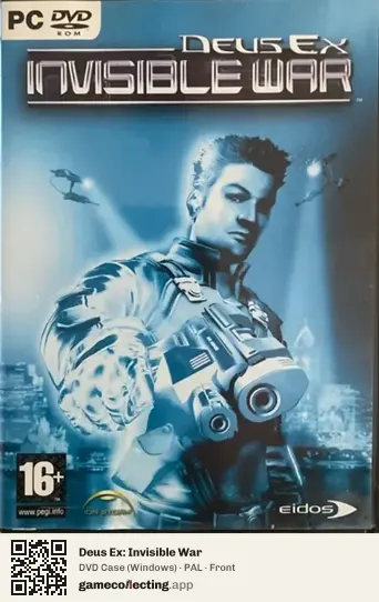 Deus Ex: Invisible War Computer, PAL box front