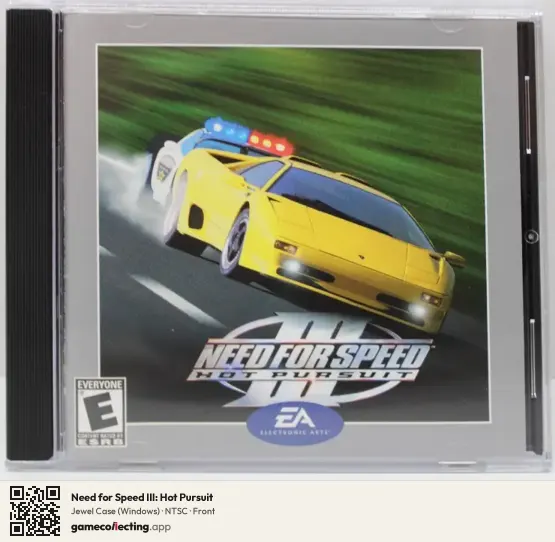 Need for Speed III: Hot Pursuit Computer, NTSC box front