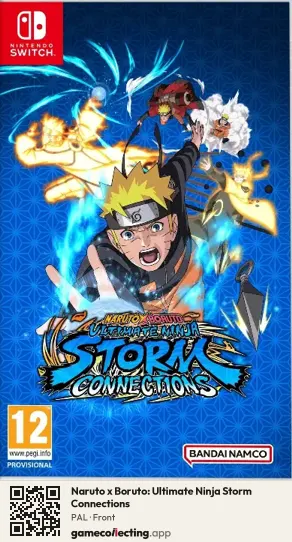 Naruto x Boruto: Ultimate Ninja Storm Connections Nintendo Switch, PAL box front
