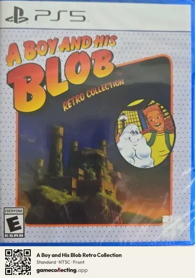 A Boy and His Blob Retro Collection PlayStation 5, NTSC box front
