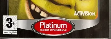 Shrek 2, the PEGI square on its front