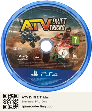 ATV Drift & Tricks PlayStation 4, PAL disc