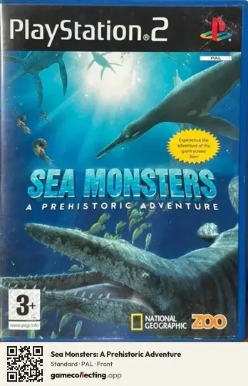 Sea Monsters: A Prehistoric Adventure PlayStation 2, PAL box front