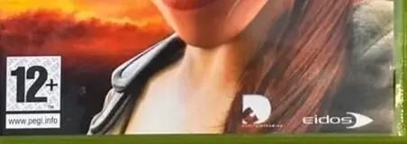 Lara Croft Tomb Raider: Legend, the PEGI square on its front