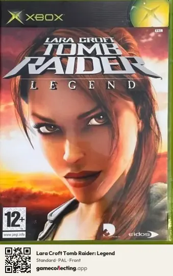 Lara Croft Tomb Raider: Legend Xbox, PAL box front