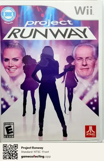 Project Runway Nintendo Wii, NTSC box front