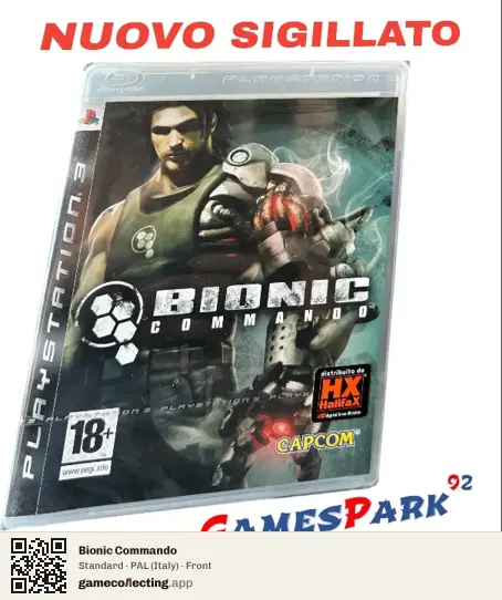 Bionic Commando PlayStation 3, Italy box front