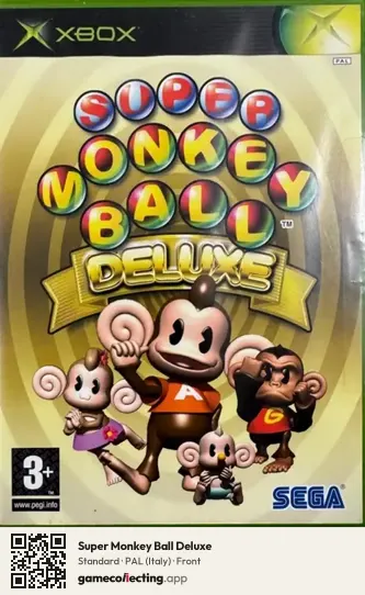 Super Monkey Ball Deluxe Xbox, Italy box front