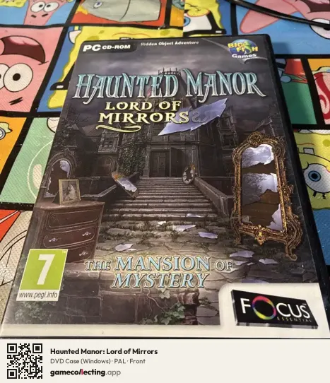 Haunted Manor: Lord of Mirrors Computer, PAL box front