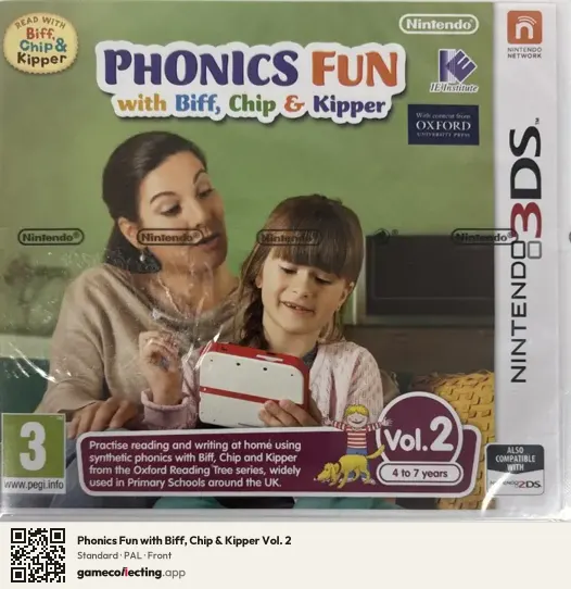 Phonics Fun with Biff, Chip & Kipper Vol. 2 Nintendo 3DS, PAL box front