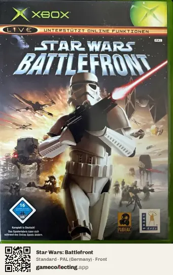 Star Wars: Battlefront Xbox, Germany box front