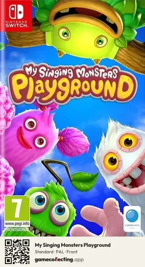 My Singing Monsters Playground Nintendo Switch, PAL box front