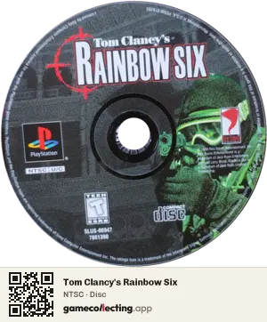 Tom Clancy's Rainbow Six PlayStation, NTSC disc
