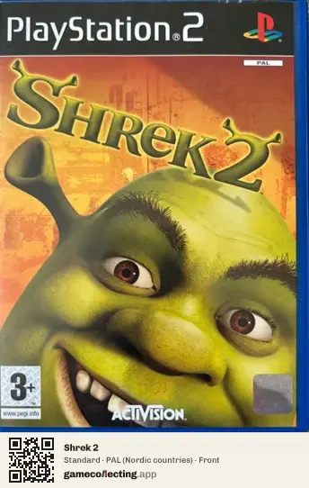 Shrek 2 PlayStation 2, Nordic countries box front