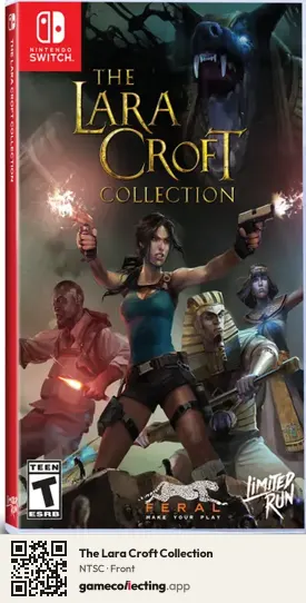 The Lara Croft Collection Nintendo Switch, NTSC box front