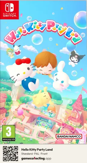 Hello Kitty Party Land Nintendo Switch, PAL box front