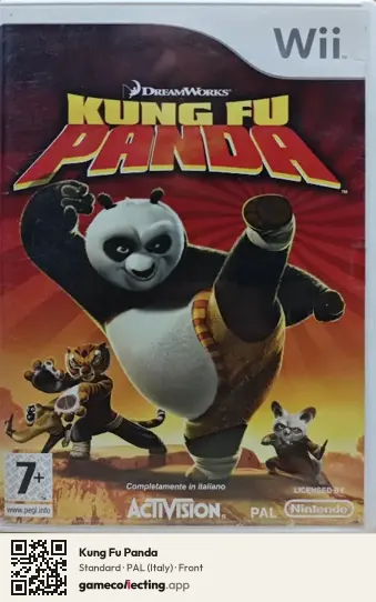 Kung Fu Panda Nintendo Wii, Italy box front