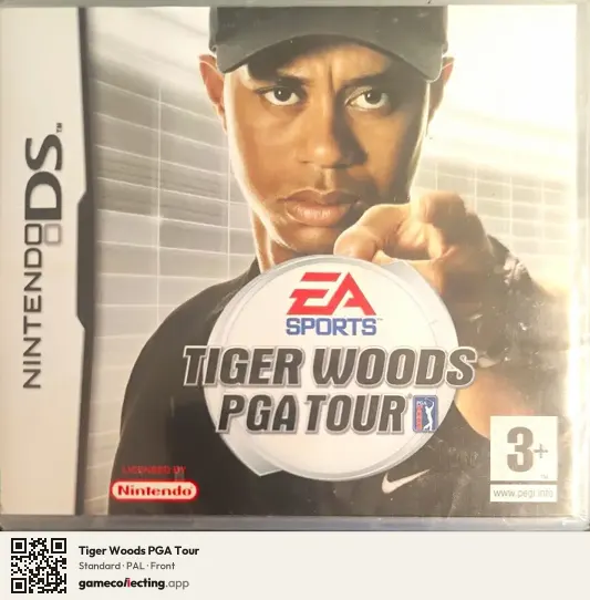 Tiger Woods PGA Tour Nintendo DS, PAL box front