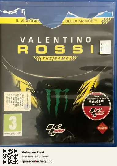 Valentino Rossi PlayStation 4, PAL box front
