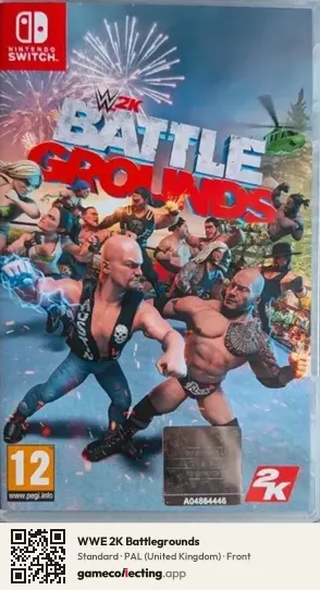 WWE 2K Battlegrounds Nintendo Switch, United Kingdom box front