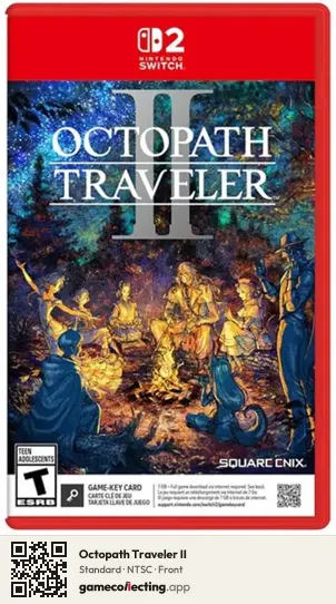 Octopath Traveler II Nintendo Switch 2, NTSC box front
