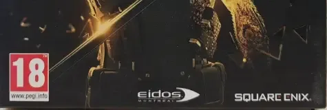 Deus Ex: Human Revolution, the PEGI square on its front