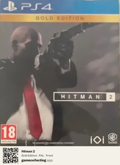 Hitman 2 PlayStation 4, PAL box front