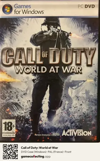 Call of Duty: World at War Computer, France box front