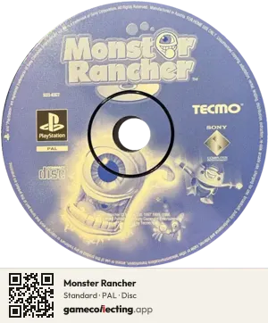 Monster Rancher PlayStation, PAL disc
